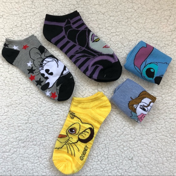 New w/o tags 5 pairs of Disney socks - Picture 1 of 1